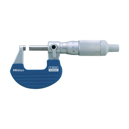 Mitutoyo 0-25, 0.01mm Mechanical Outside Micrometer 102-701